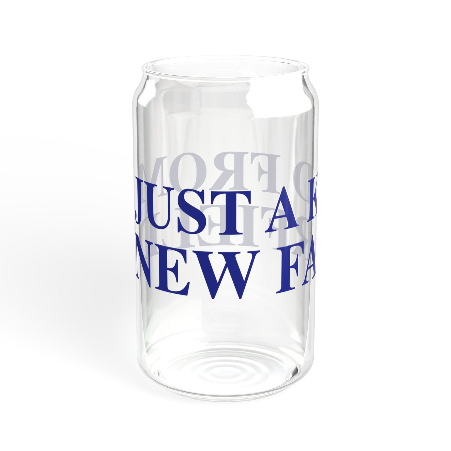 Just a kid from New Fairfield Sipper Glass, 16oz