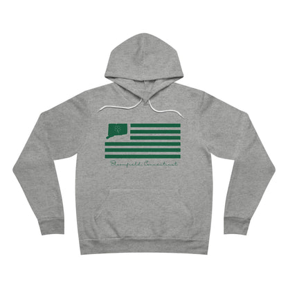 Bloomfield Connecticut St Patrick’s Day Flag Unisex Sponge Fleece Pullover Hoodie