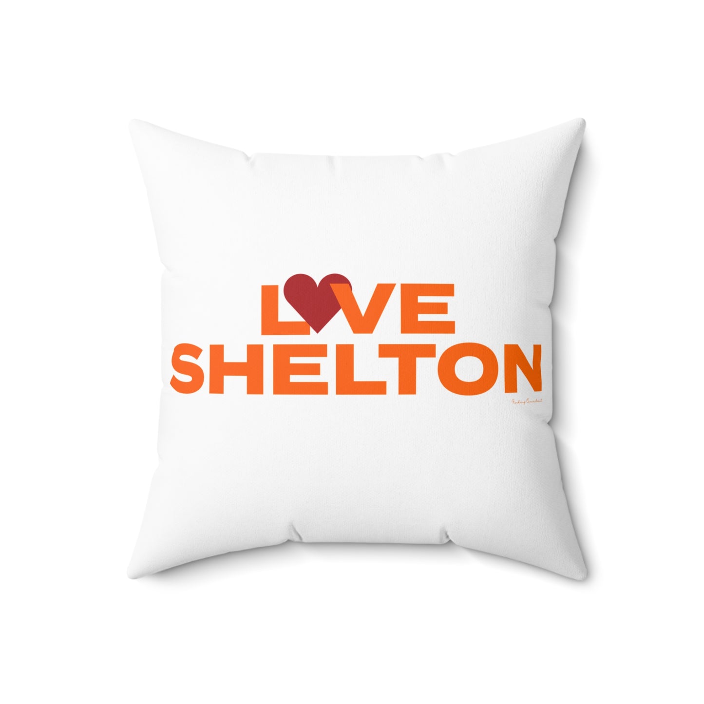 Love Shelton Spun Polyester Square Pillow