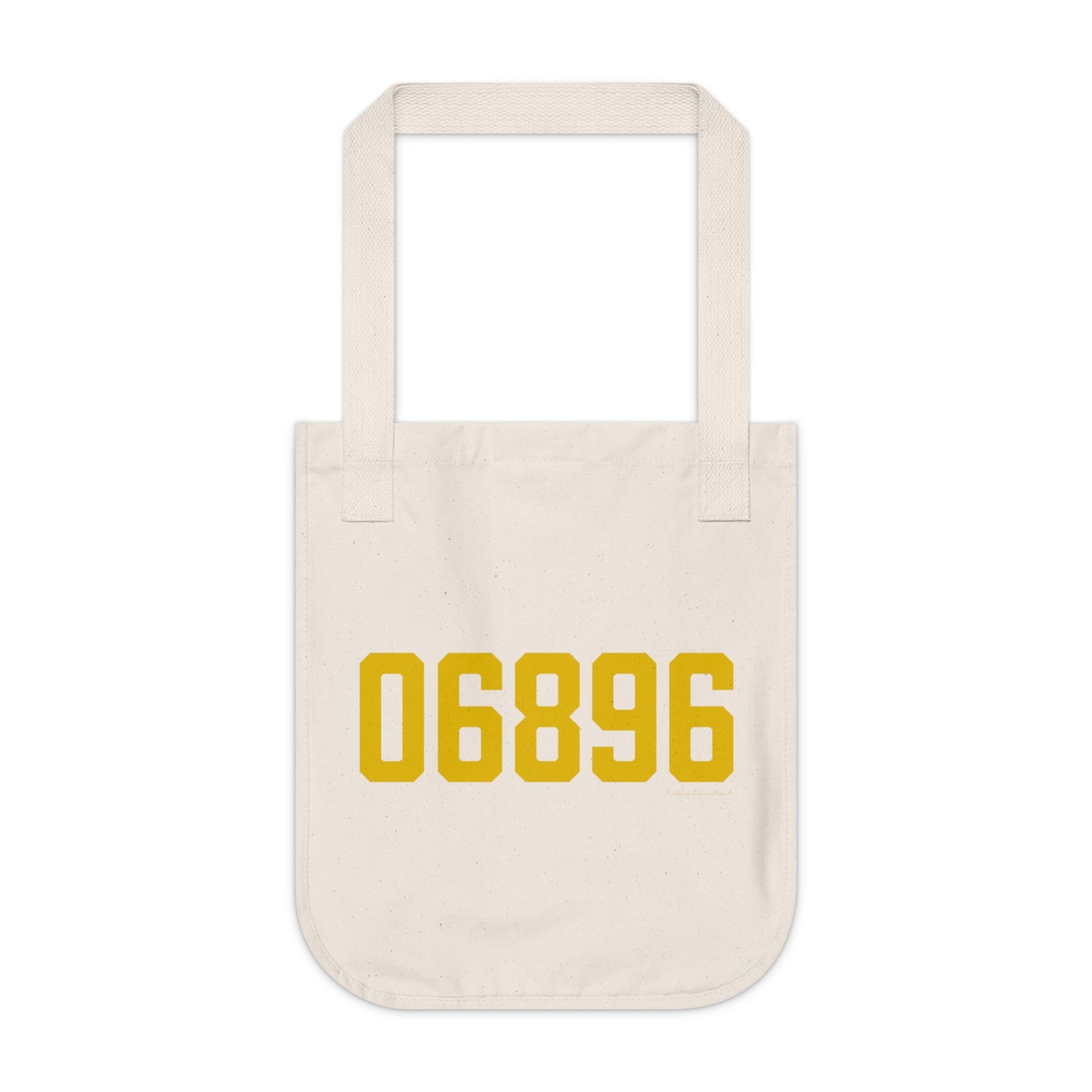 06896 Redding Connecticut Zip Code Organic Canvas Tote Bag