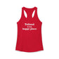 Tolland is My Happy Place Women's Ideal Racerback Tank Top