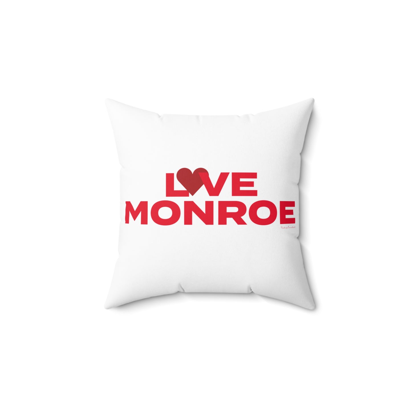 Love Monroe Spun Polyester Square Pillow