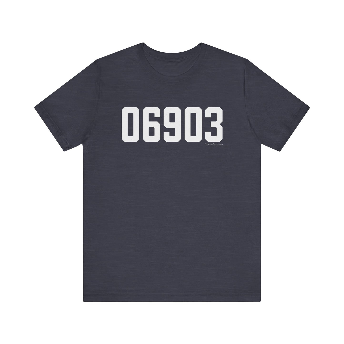 06903 Stamford CT Zip Code Unisex Jersey Short Sleeve T-Shirt