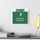 Vintage WCP Exit 62 Sign Matte Canvas, Stretched, 1.25"