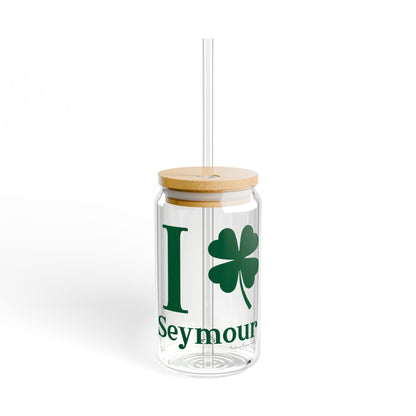 I Clover Seymour Sipper Glass, 16oz