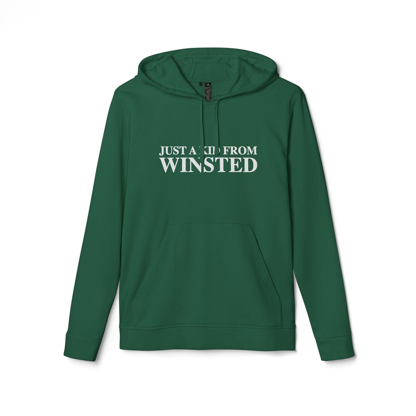Just a kid from Winsted adidas Unisex Fleece Hoodie