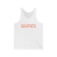 Just a kid from Montville Unisex Jersey Tank Top