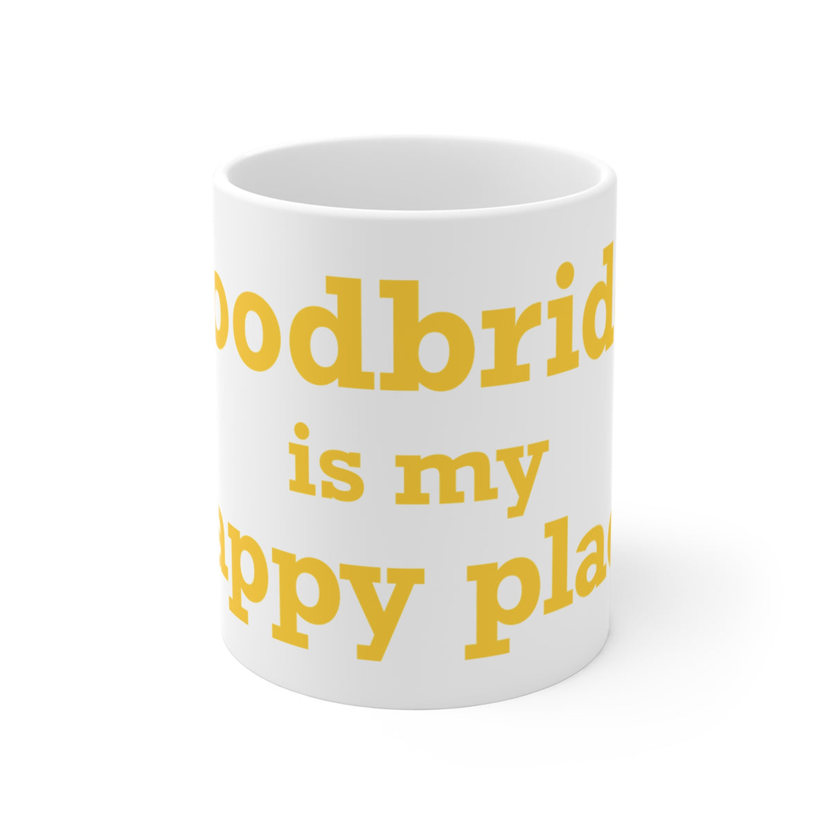 Woodbridge is My Happy Place Zip Code Mug 11oz