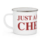 Just a kid from Chester Enamel Camping Mug