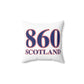 860 Scotland Red, White & Blue  Spun Polyester Square Pillow