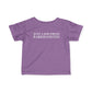 Just a kid from Barkhamsted Infant Fine Jersey T-Shirt