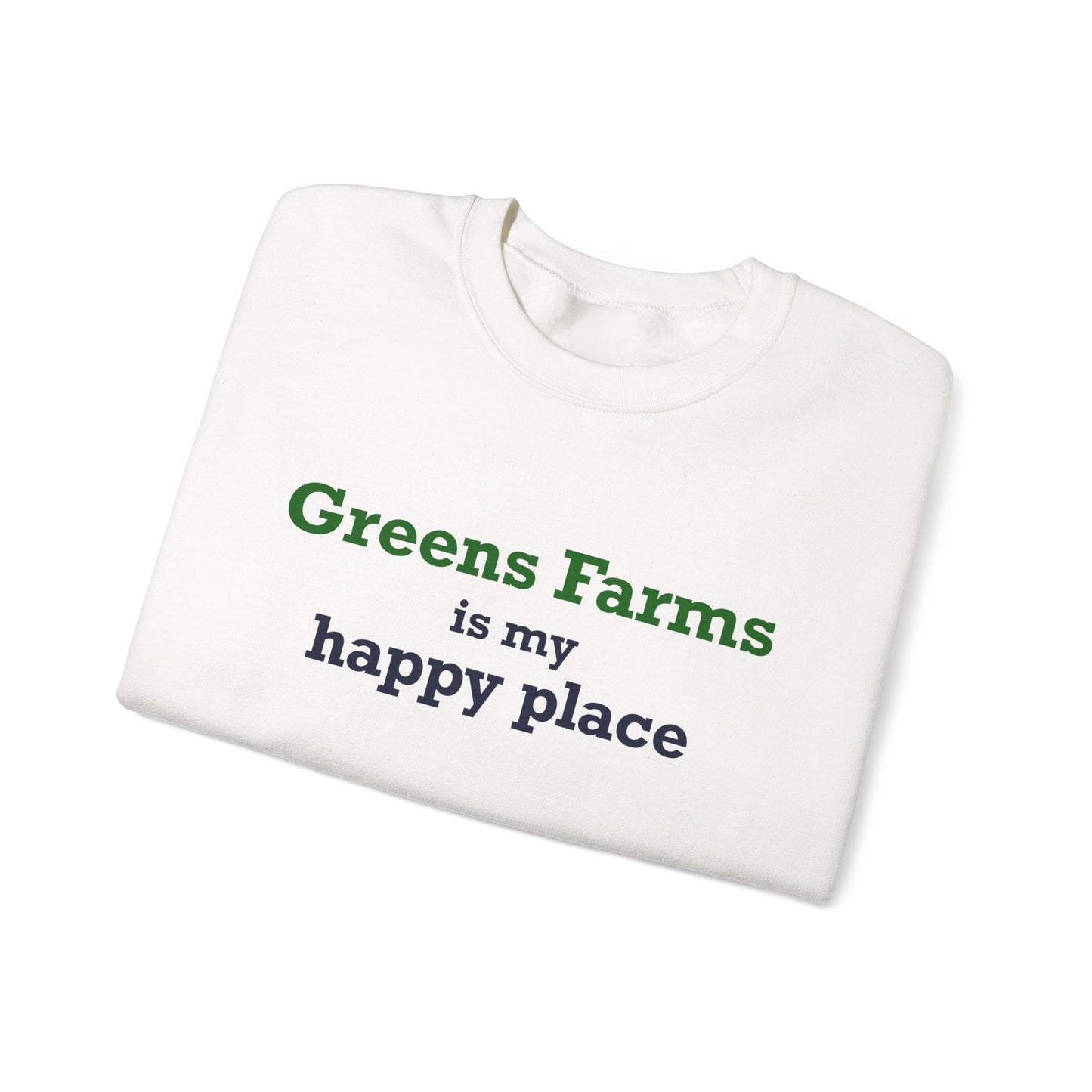 Greens Farms is my Happy Place Unisex Heavy Blend™ Crewneck Sweatshirt