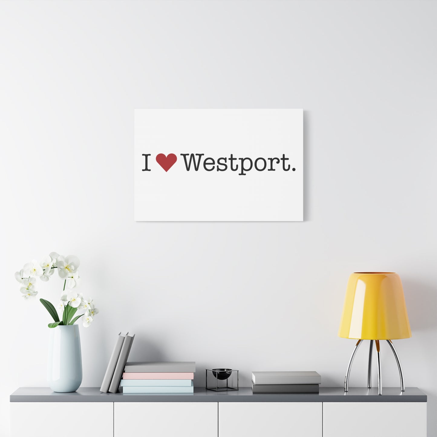 I Heart Westport. Matte Canvas, Stretched, 1.25"