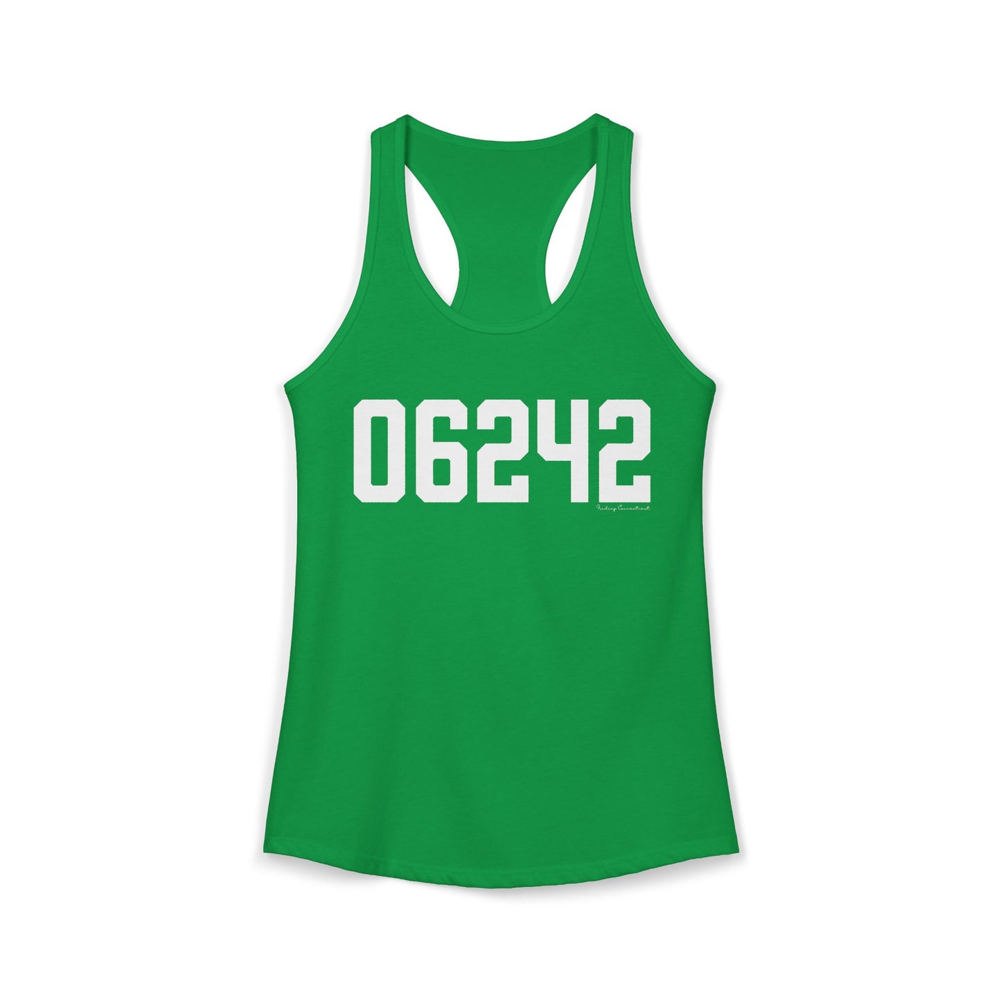 06242 Eastford CT Zip Code Women's Ideal Racerback Tank Top