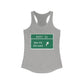 Vintage Merritt Parkway Exit 31 Sign Women's Ideal Racerback Tank Top
