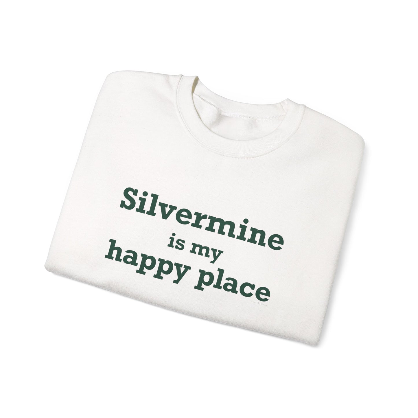 Silvermine is My Happy Place Unisex Heavy Blend™ Crewneck Sweatshirt