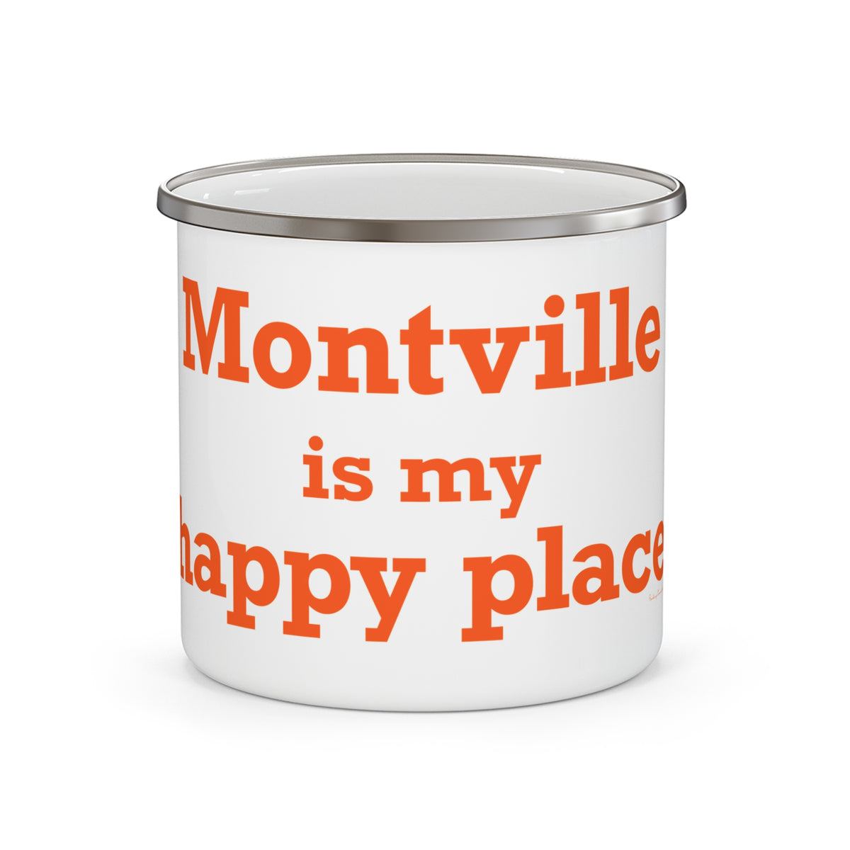 Montville is My Happy Place Camping Mug