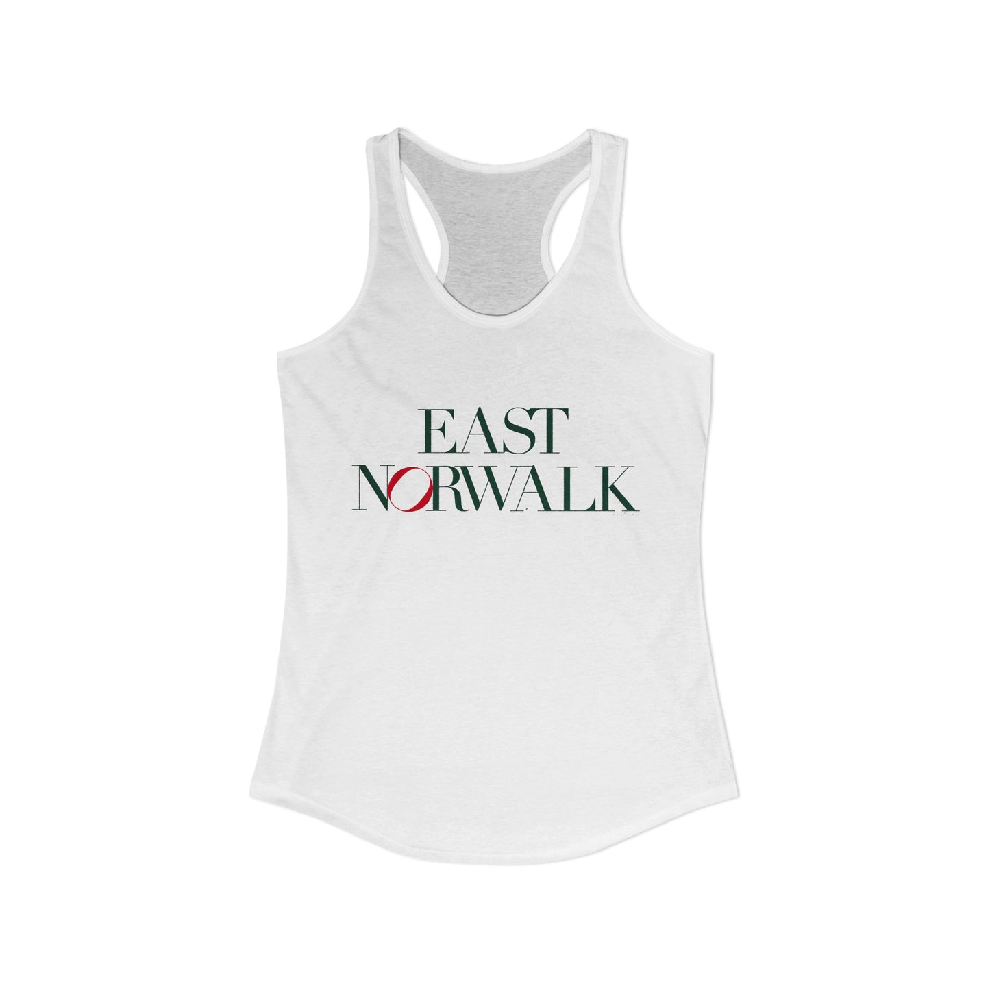 41 Tilt East Norwalk Women's Ideal Racerback Tank Top