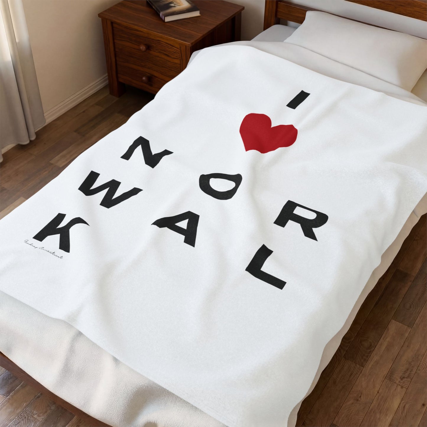 Norwalk Vision Velveteen Plush Blanket