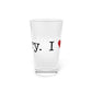 I Heart Danbury. Pint Glass, 16oz