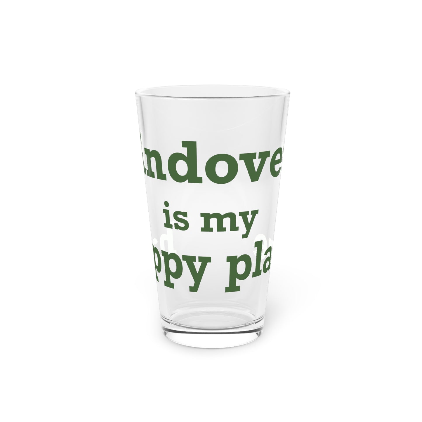 Andover is My Happy Place Pint Glass, 16oz