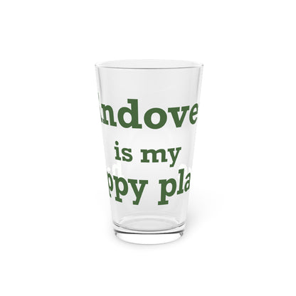 Andover is My Happy Place Pint Glass, 16oz