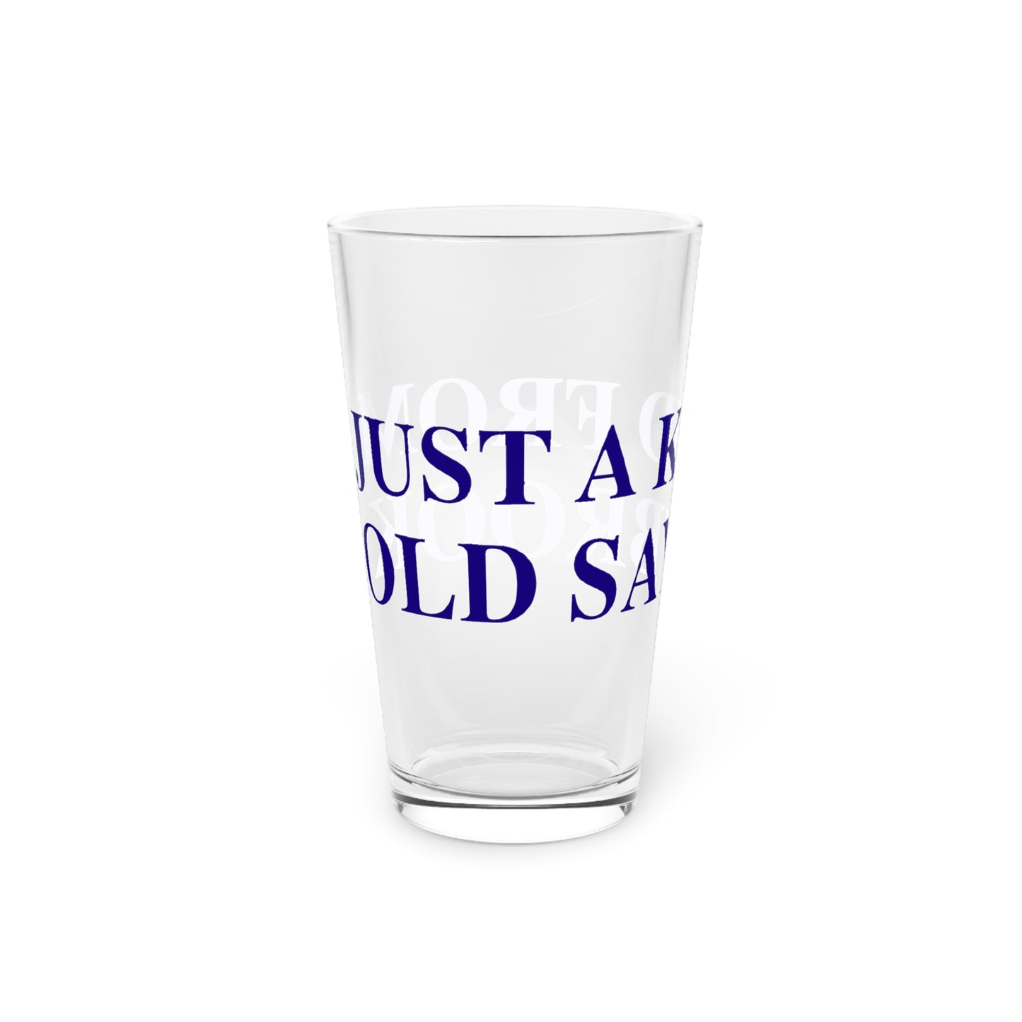 Just a kid from Old Saybrook Pint Glass, 16oz