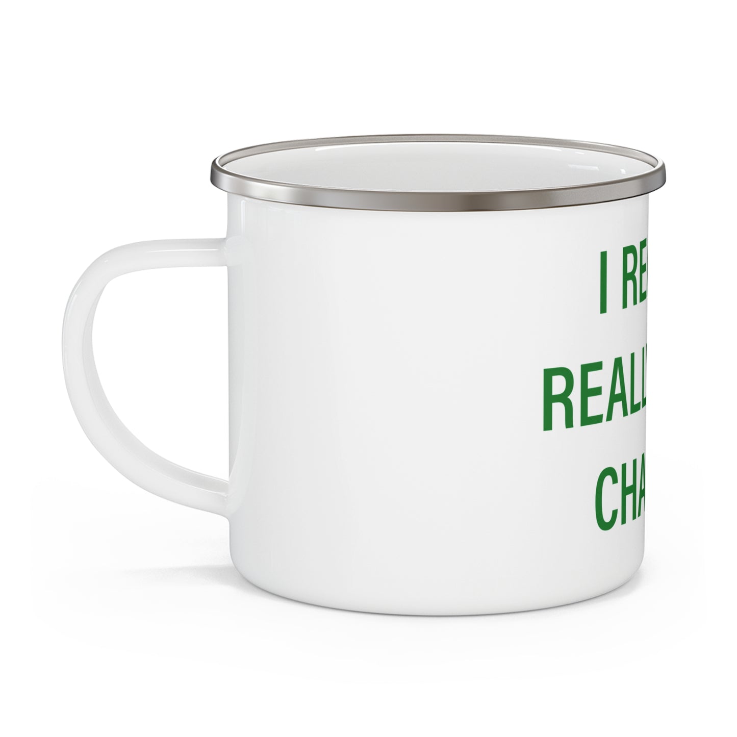 I Really Really Miss Chaplin Enamel Camping Mug