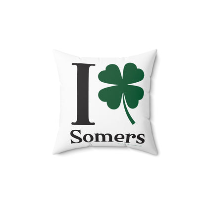 I Clover Somers Spun Polyester Square Pillow