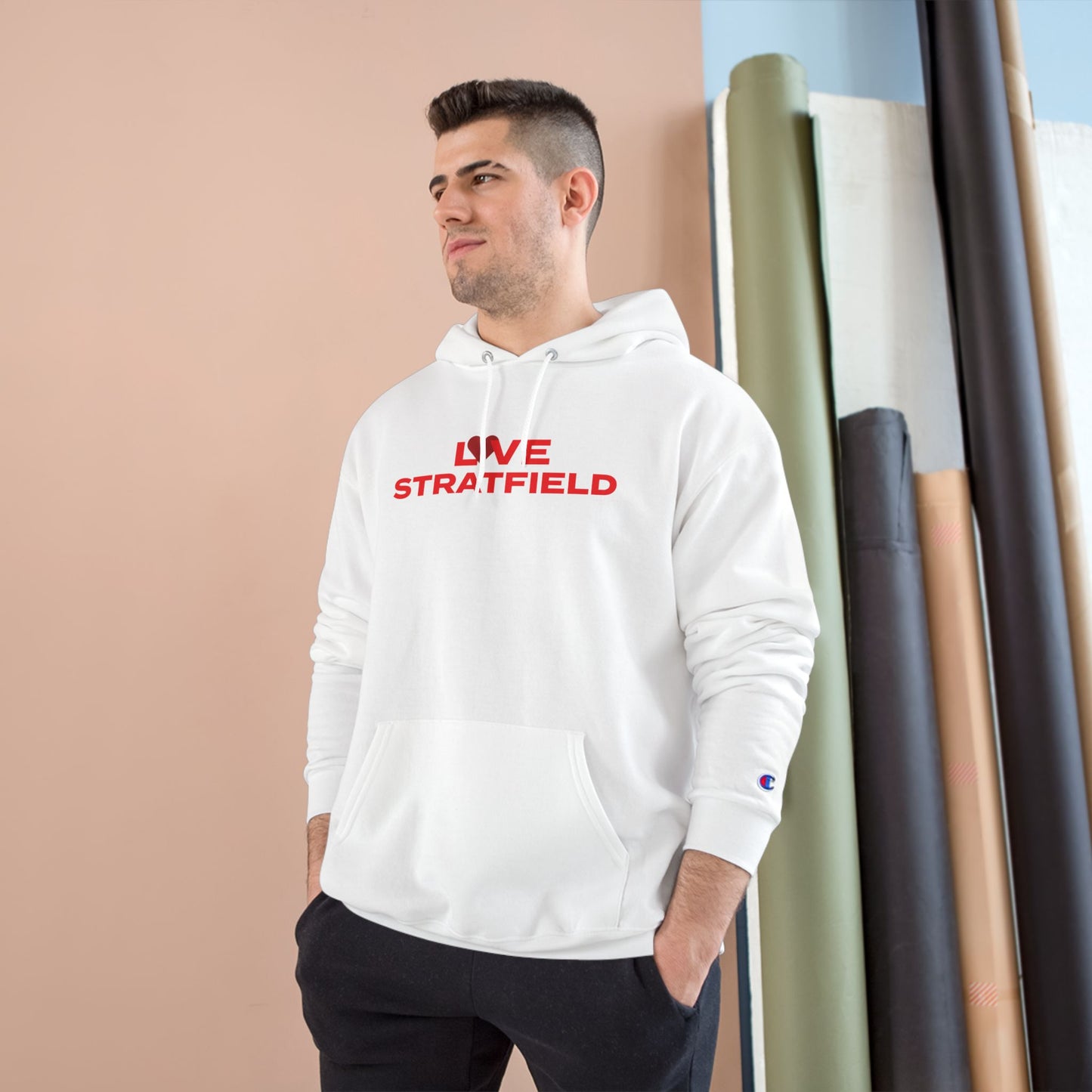 Love Stratfield Champion Hoodie