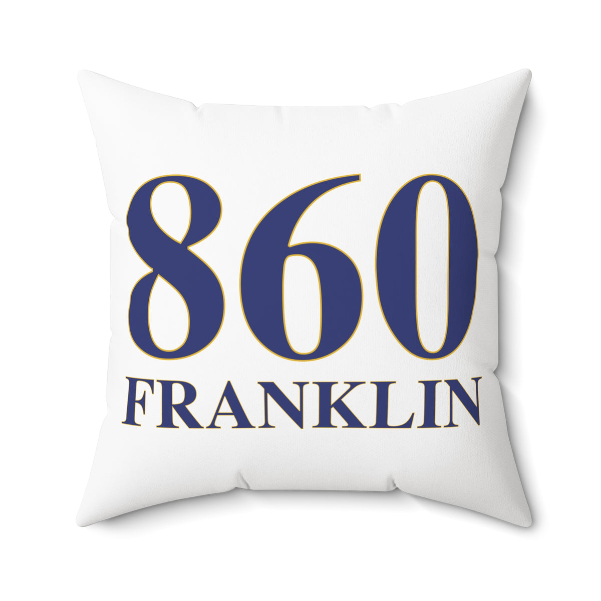 860 Franklin Spun Polyester Square Pillow