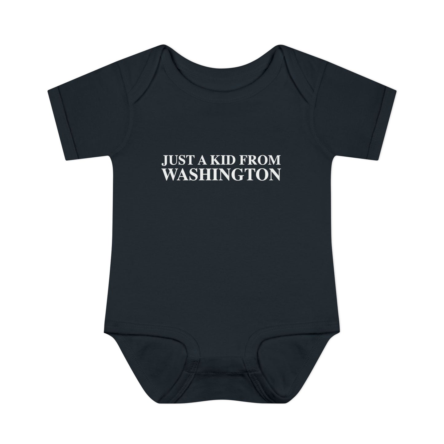 Just a kid from Washington Infant Baby Rib Bodysuit
