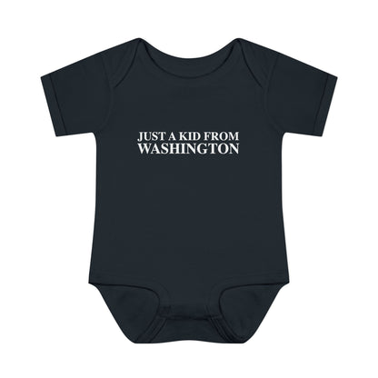 Just a kid from Washington Infant Baby Rib Bodysuit