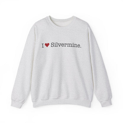 I Heart Silvermine. Unisex Heavy Blend™ Crewneck Sweatshirt