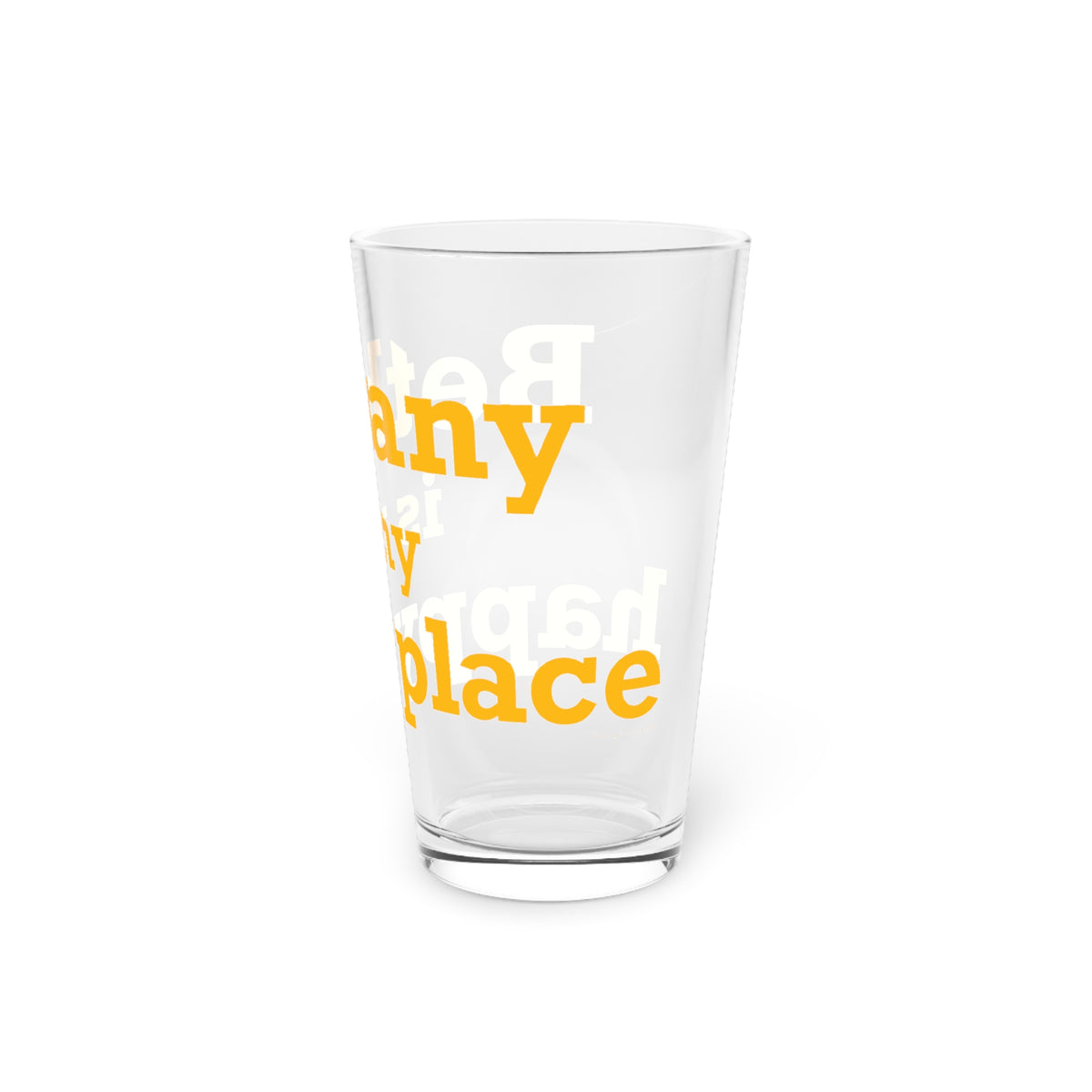 Bethany is My Happy Place Pint Glass, 16oz