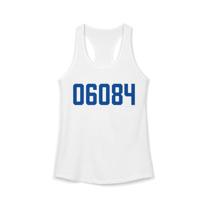 06084 Tolland Connecticut Zip Code Women's Ideal Racerback Tank Top