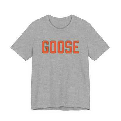 Goose Zip Code Orange & Green Unisex Jersey Short Sleeve T-Shirt