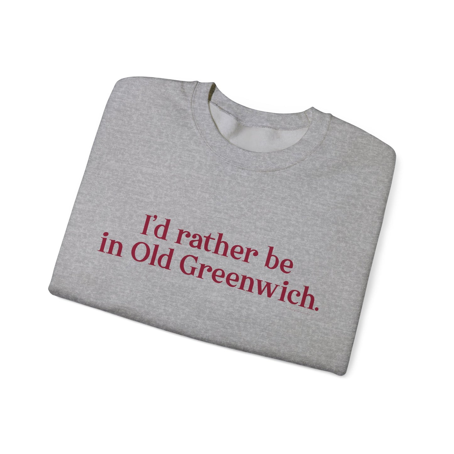 I’d rather be in Old Greenwich Unisex Heavy Blend™ Crewneck Sweatshirt
