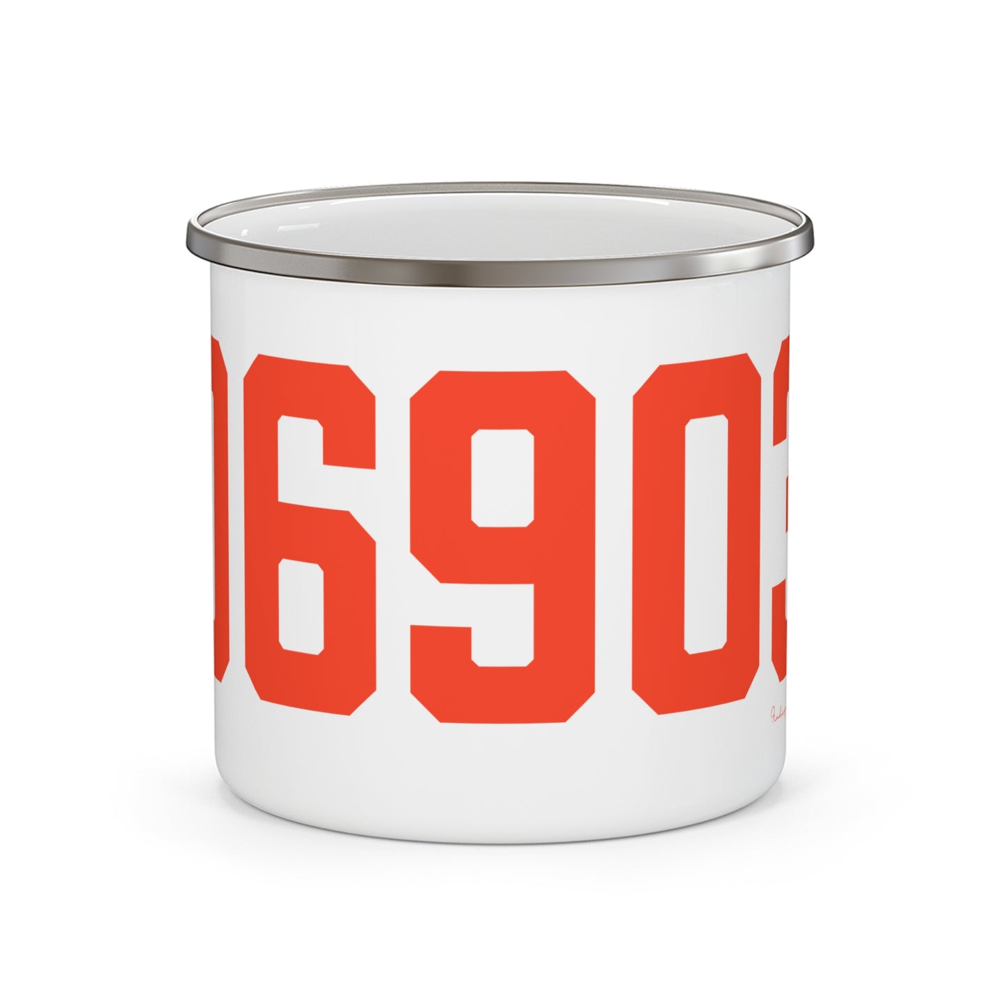 06903 Stamford Connecticut Zip Code Enamel Camping Mug