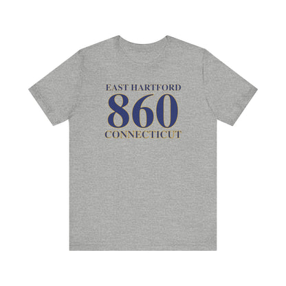 East Hartford 860 Connecticut Unisex Jersey Short Sleeve Tee