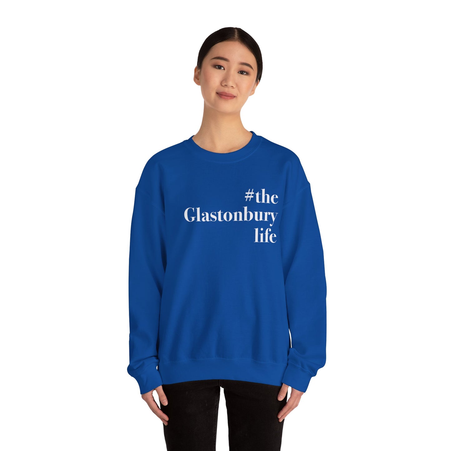 #theglastonburylife Unisex Heavy Blend™ Crewneck Sweatshirt