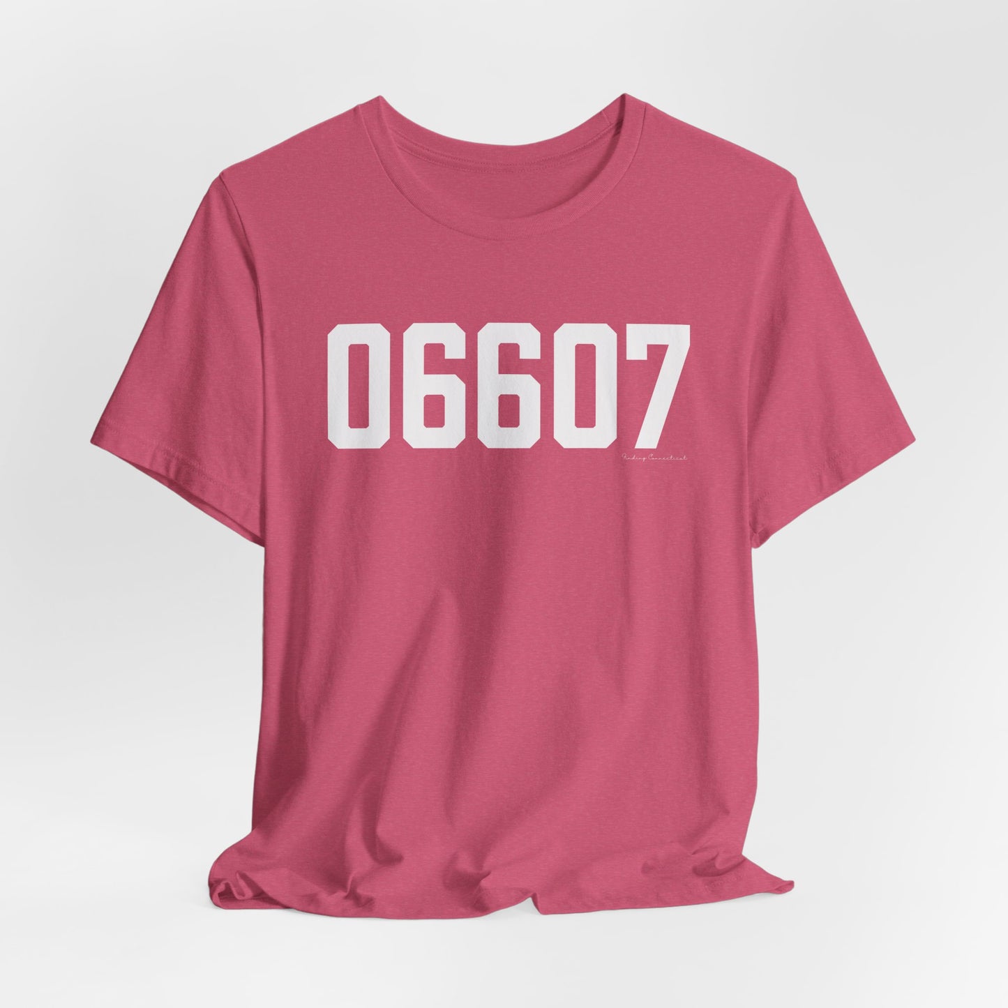 06607 Bridgeport CT Zip Code Unisex Jersey Short Sleeve T-Shirt