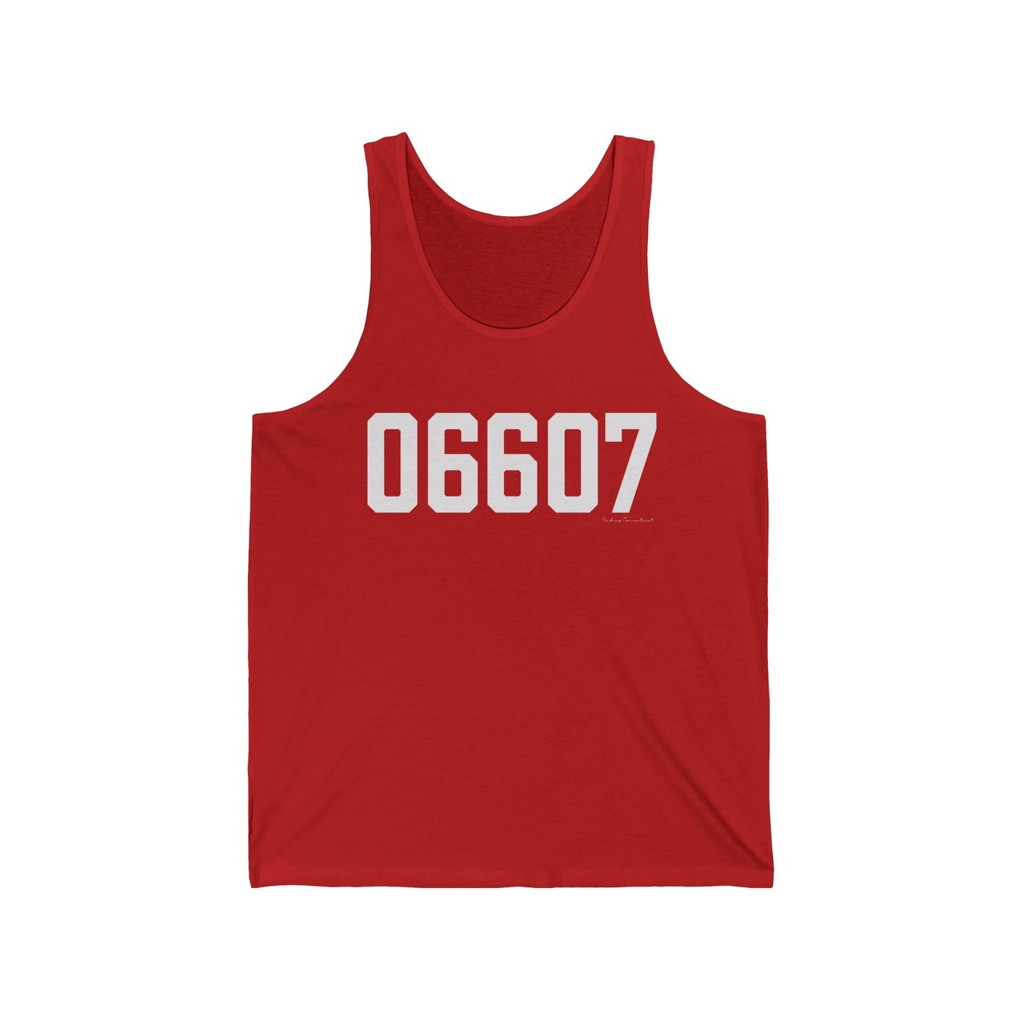 06607 Bridgeport CT Zip Code Unisex Jersey Tank Top