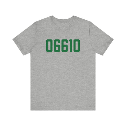 06610  Bridgeport Connecticut Zip Code Unisex Jersey Short Sleeve T-Shirt