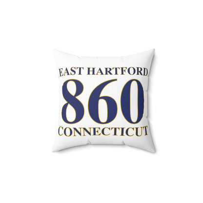 East Hartford 860 Connecticut Polyester Square Pillow