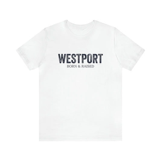 Westport Born & Raised Unisex Jersey Short Sleeve Tee