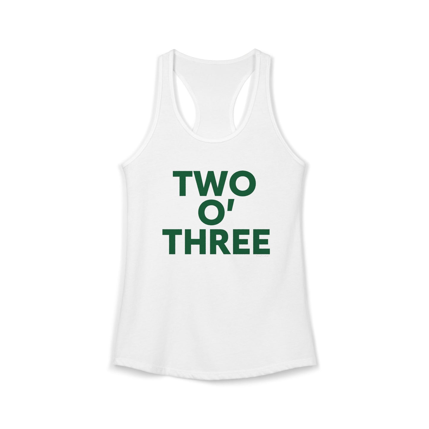 Two O’ Three Women's Ideal Racerback Tank Top Lucky Green – St. Patrick’s Day