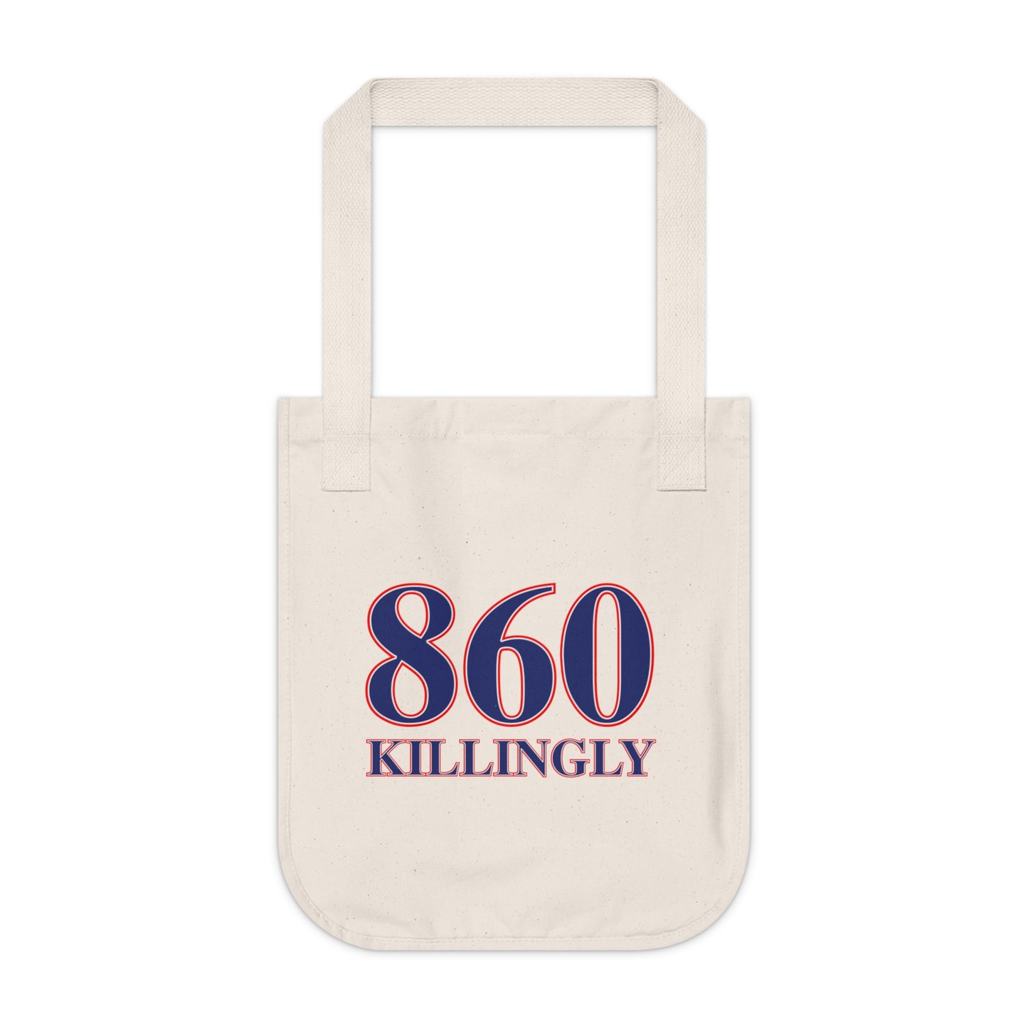 860 Killingly Red, White & Blue Organic Canvas Tote Bag