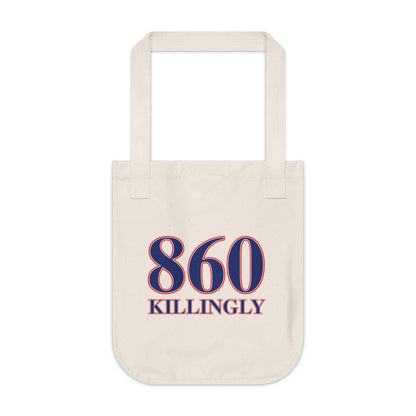 860 Killingly Red, White & Blue Organic Canvas Tote Bag