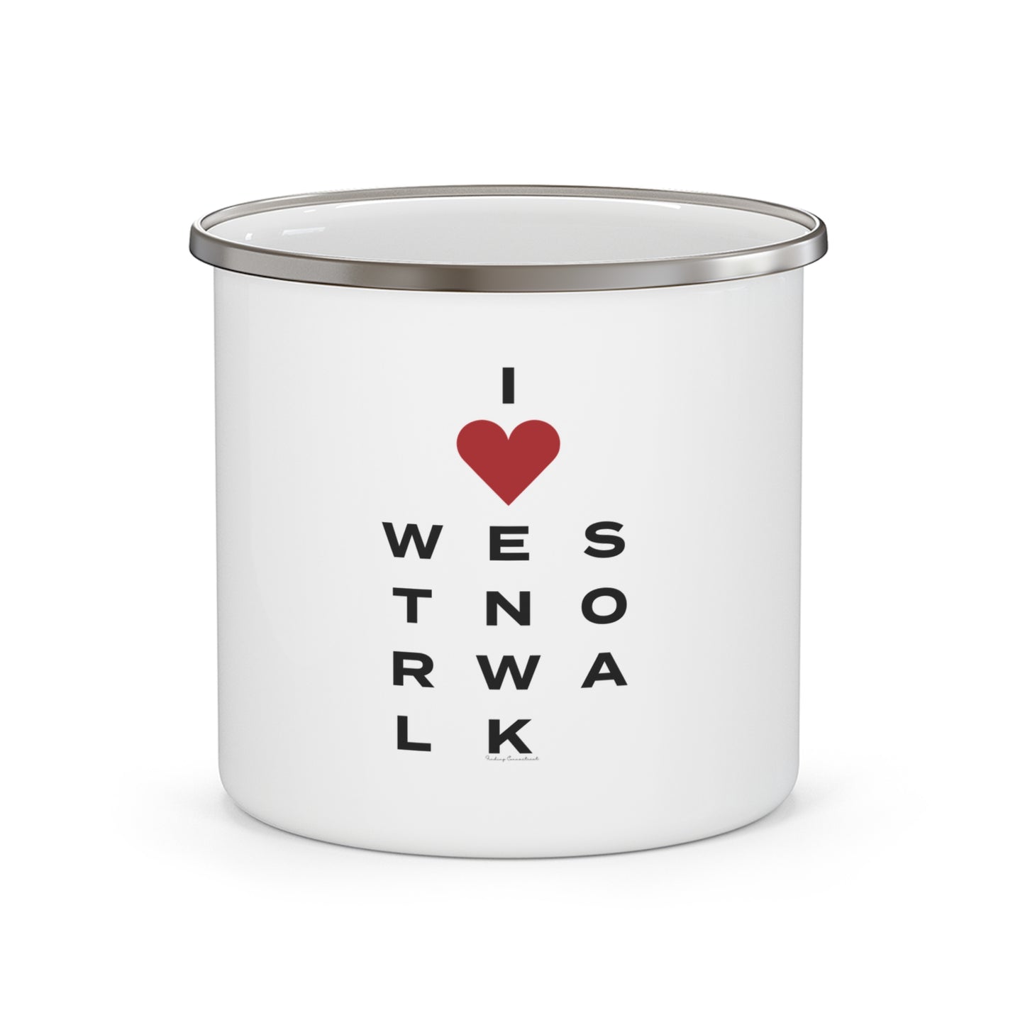 West Norwalk Vision Enamel Camping Mug